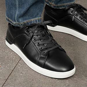 🩵NIB Bruno Marc Black Vegan Leather Oxford Shoes Men's 11 Wide